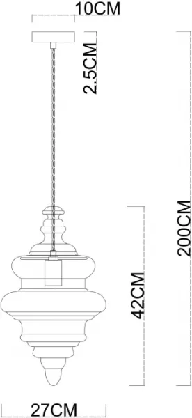 Подвесной светильник Maumee 5000/02 SP-1 - фото схема
