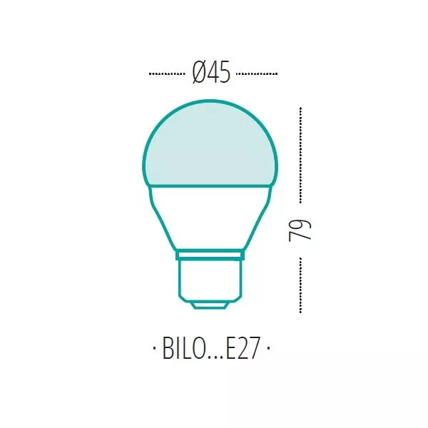 Лампочка светодиодная Bilo 5w 23043 - фото схема