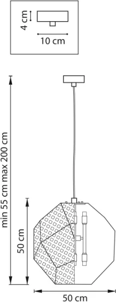 Подвесной светильник Fermo 724164 - фото схема