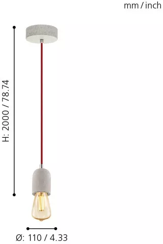 Подвесной светильник Yorth 32532 - фото схема