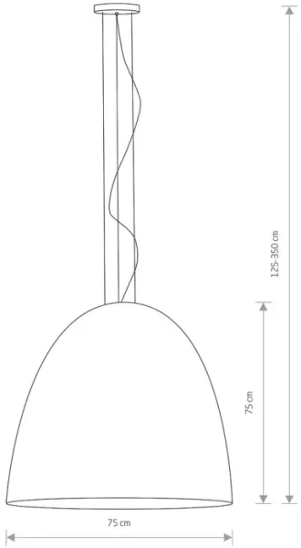 Подвесной светильник Egg Xl 10325 - фото схема