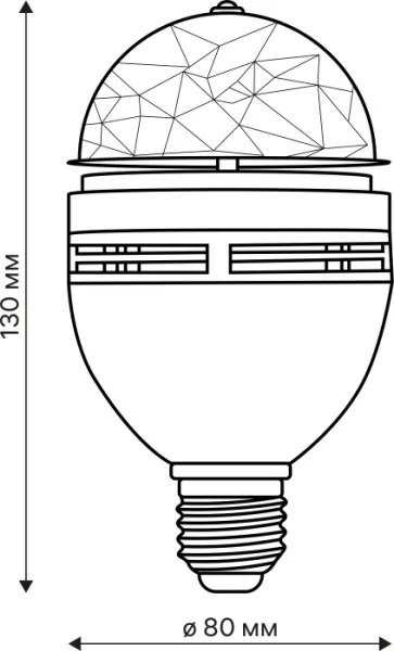 Лампочка светодиодная  32452 2 - фото схема