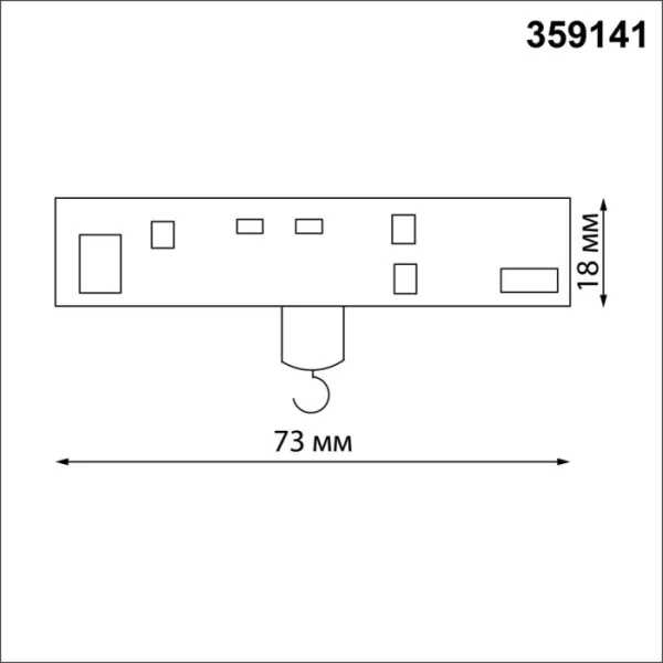 Адаптер крепления Ramo 359141 - фото схема