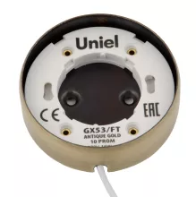 Uniel GX53/FT ANTIQUE GOLD 10 PROM Точечный светильник 