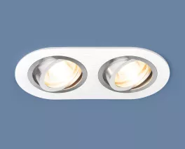 Elektrostandard 1061/2 MR16 WH белый Встраиваемый светильник ,кафе,кухня