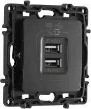 Розетка am-217 217.46-1.black купить в Москве