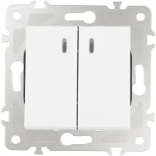 Выключатель am-203 203.31-2.white купить в Москве