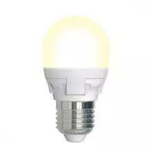 Uniel LED-G45 7W/3000K/E27/FR/DIM PLP01WH картон Лампочка светодиодная 