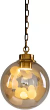 DeLight Collection KG1148P brass/amber Подвесной светильник 