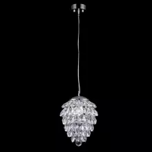 Crystal Lux CHARME SP1+1 LED CHROME/TRANSPARENT Подвесной светильник ,веранда,гостиная