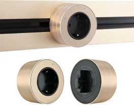 Трековая розетка Am-track-sockets 380011TS/ES Gold купить в Москве