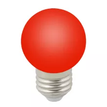 Volpe LED-G45-1W/RED/E27/FR/С Лампочка светодиодная 