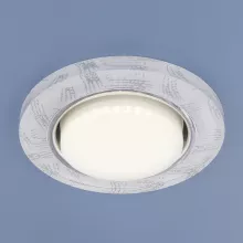 Точечный светильник 1062 1062 GX53 WH/SL белый/серебро купить в Москве