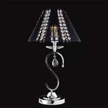 Настольная лампа 3419/1T хром/черный Eurosvet 3419 Strotskis купить в Москве