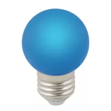 Volpe LED-G45-1W/BLUE/E27/FR/С Лампочка светодиодная 