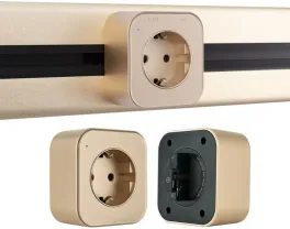 Трековая розетка Am-track-sockets 380022TS/ES Gold купить в Москве