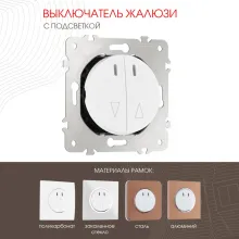 Выключатель am-202 202.39-2.white купить в Москве