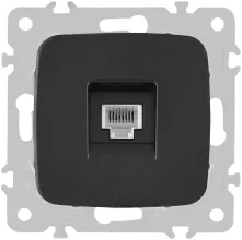 Розетка am-205 205.51-1.black купить в Москве