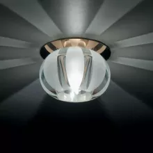 Donolux Светильник встраиваемый декоративный хрустальный, золото D 80 H 70 мм, галог. лампа GY 6.35. купить в Москве