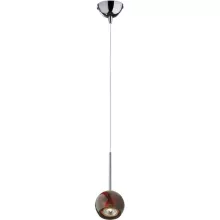 N-Light 101-01-16A chrome + amber Подвесной светильник ,кафе,кабинет,гостиная,кухня