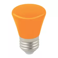Volpe LED-D45-1W/ORANGE/E27/FR/С BELL Лампочка светодиодная 
