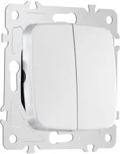 Выключатель am-205 205.32-2.silver купить в Москве