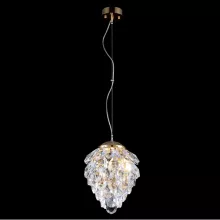 Crystal Lux CHARME SP1+1 LED GOLD/TRANSPARENT Подвесной светильник ,веранда,гостиная