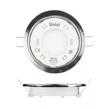 Uniel GX53/H2 CHROME 10 PROM Точечный светильник 