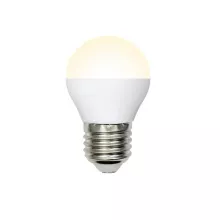 Volpe LED-G45-7W/WW/E27/FR/NR картон Лампочка светодиодная 