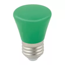 Volpe LED-D45-1W/GREEN/E27/FR/С BELL Лампочка светодиодная 