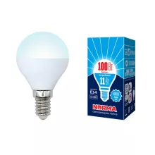 Лампочка светодиодная  LED-G45-11W/NW/E14/FR/NR картон купить в Москве