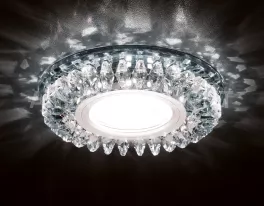 Точечный светильник Декоративные Кристалл Led+mr16 S220 CH купить в Москве