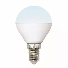 Uniel LED-G45-6W/NW/E14/FR/MB PLM11WH картон Лампочка светодиодная 