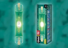 Uniel MH-DE-70/GREEN/R7s картон Лампочка металлогалогенная 