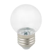 Volpe LED-G45-1W/3000K/E27/CL/С Лампочка светодиодная 