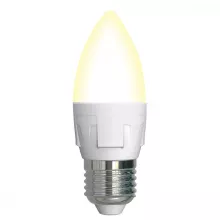 Uniel LED-C37 7W/3000K/E27/FR/DIM PLP01WH картон Лампочка светодиодная 
