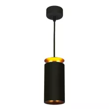 Elektrostandard DLS021 9+4W 4200К черный матовый/золото Подвесной светильник 