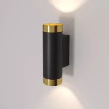 Настенный светильник Poli MRL 1016 черный/золото купить в Москве