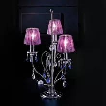 Интерьерная настольная лампа VIOLET 118L02 Chrome violet Sw купить в Москве