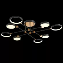 Natali Kovaltseva LED LAMPS 81102/6C BRASS BLACK Потолочная люстра 