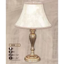 Интерьерная настольная лампа 009R 009R/1 AB CREAM SHADE купить в Москве