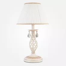 Eurosvet 10054/1 белый с золотом Интерьерная настольная лампа 