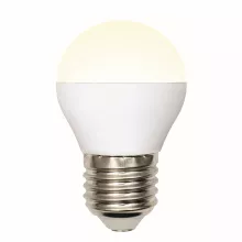 Uniel LED-G45-6W/WW/E27/FR/MB PLM11WH картон Лампочка светодиодная 