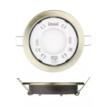 Uniel GX53/H2 ANTIQUE BRASS 10 PROM Точечный светильник 