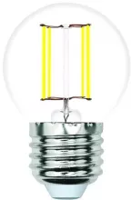 Volpe LED-G45-4W/3000K/E27/CL/SLF Лампочка светодиодная филаментная 
