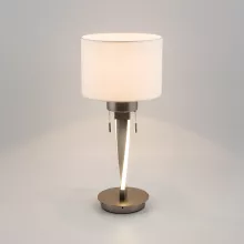 Интерьерная настольная лампа Titan 993 белый / никель купить в Москве