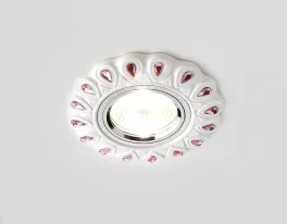 Точечный светильник Дизайн С Узором И Орнаментом Гипс D5540 W/PI купить в Москве