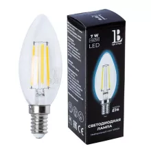 L&B E14-7W-NH-candle filament_lb Светодиодная филаментная лампочка 