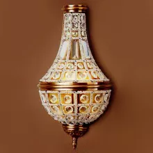 Хрустальное бра KR0107W-2 DeLight Collection 107 antique brass купить в Москве