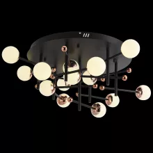 Natali Kovaltseva LED LAMPS 81344 GOLD BLACK Потолочная люстра 